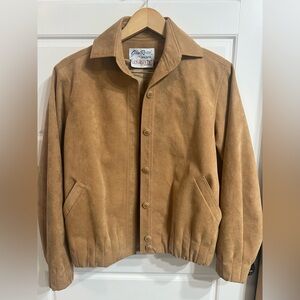 Wilsons Leather Tan Bomber Jacket